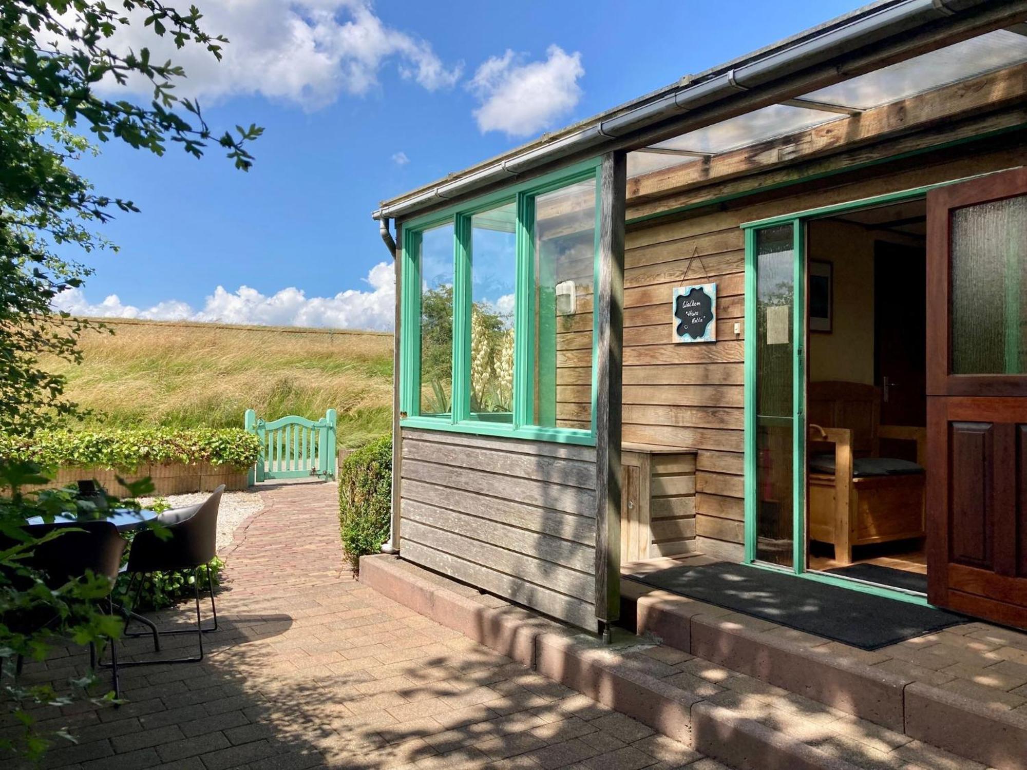 4 Pers Holiday Home Hilla With Winter Garden In Front Of The Dike Directly On The Lauwersmeer أنيوم المظهر الخارجي الصورة